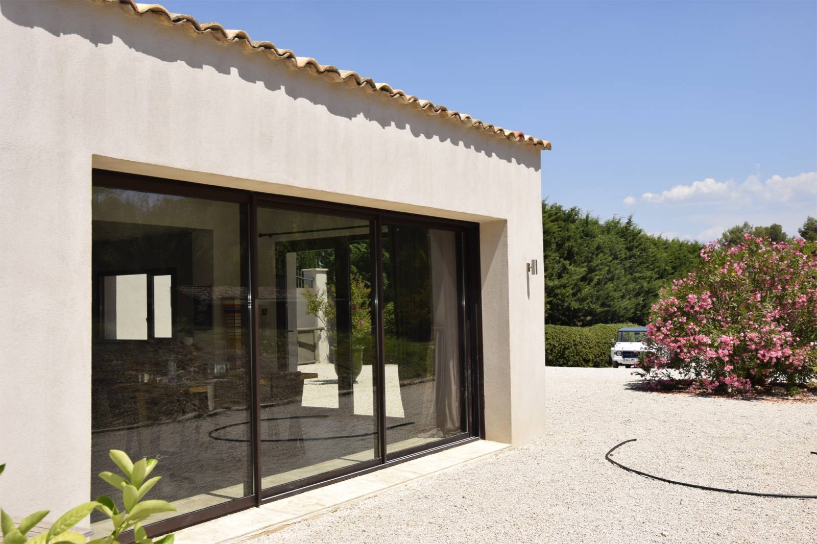 Rénovation d'une maison ancienne avec patio