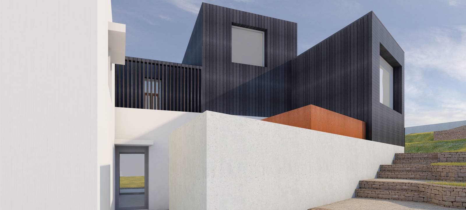 SURÉLÉVATION D'UNE MAISON INDIVIDUELLE À BANDOL