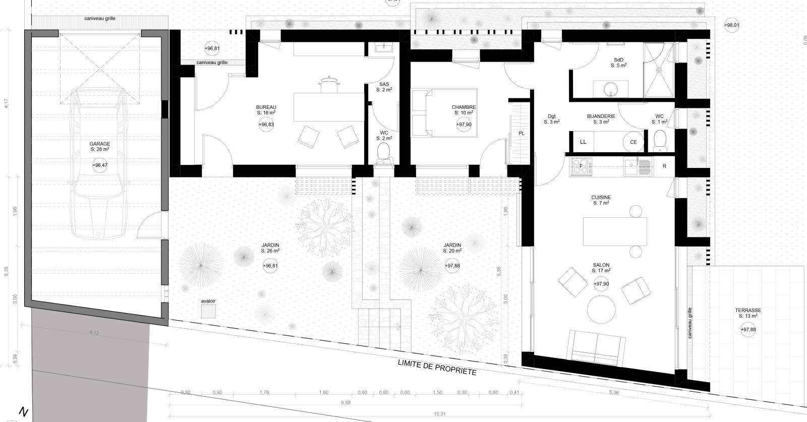 CONSTRUCTION D'UNE MAISON INDIVIDUELLE DE PLAIN-PIED AUX PENNES MIRABEAU