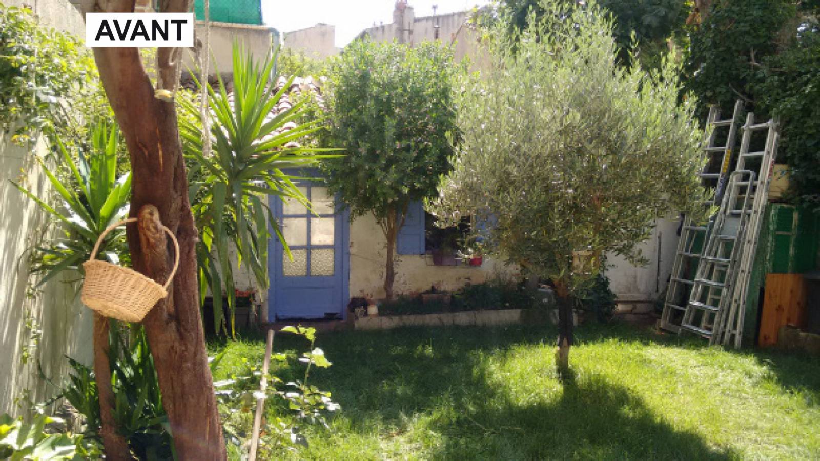 Reconstruction d'un Cabanon de jardin dans le centre ville de Marseille