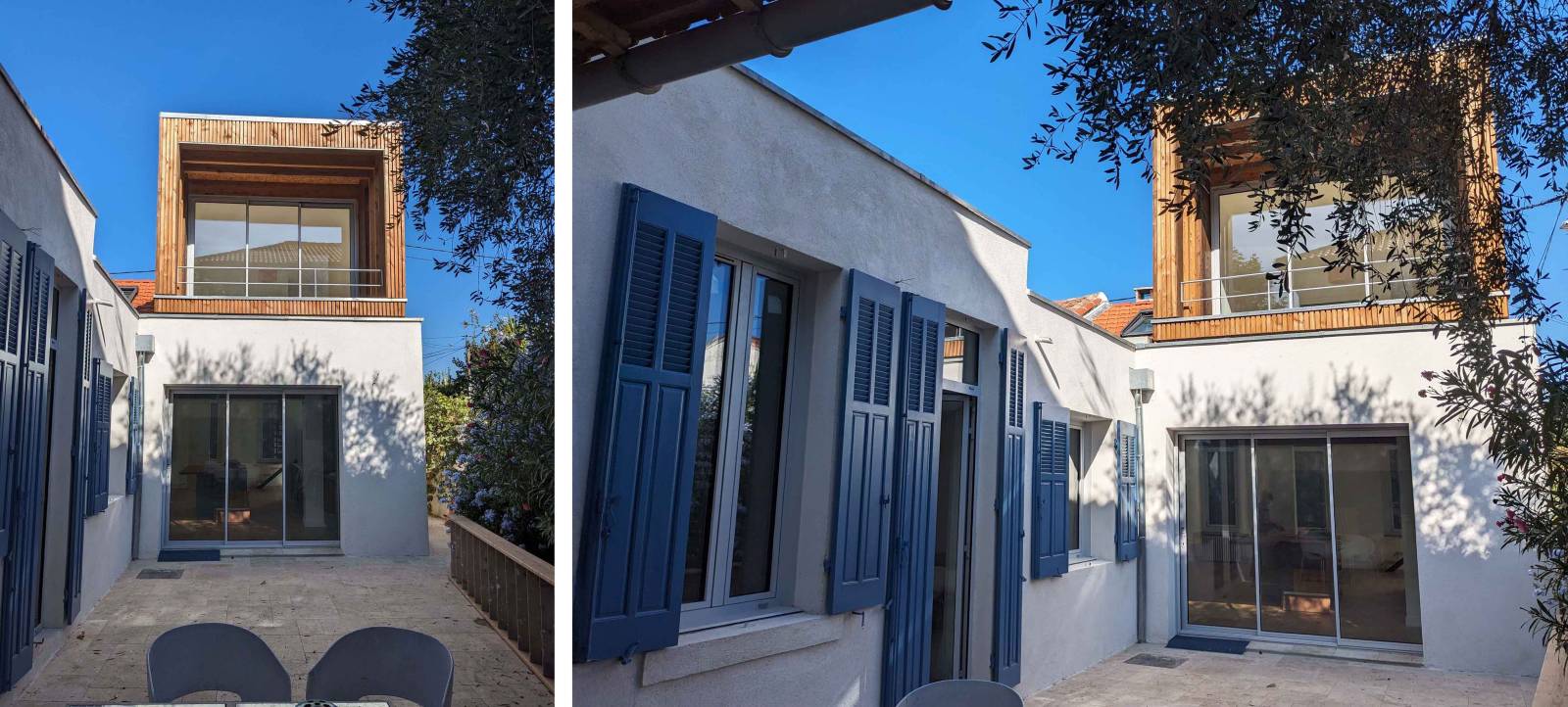 SURÉLÉVATION ET RÉNOVATION D'UNE MAISON INDIVIDUELLE A MARSEILLE