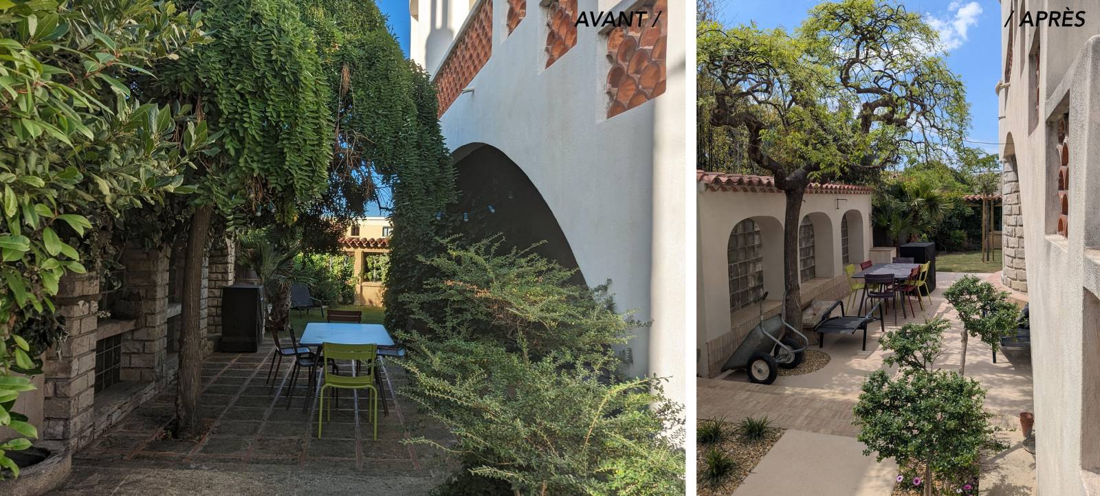 AMÉNAGEMENT ET RÉNOVATION D'UNE MAISON ET DE SES EXTERIEURS À MARSEILLE