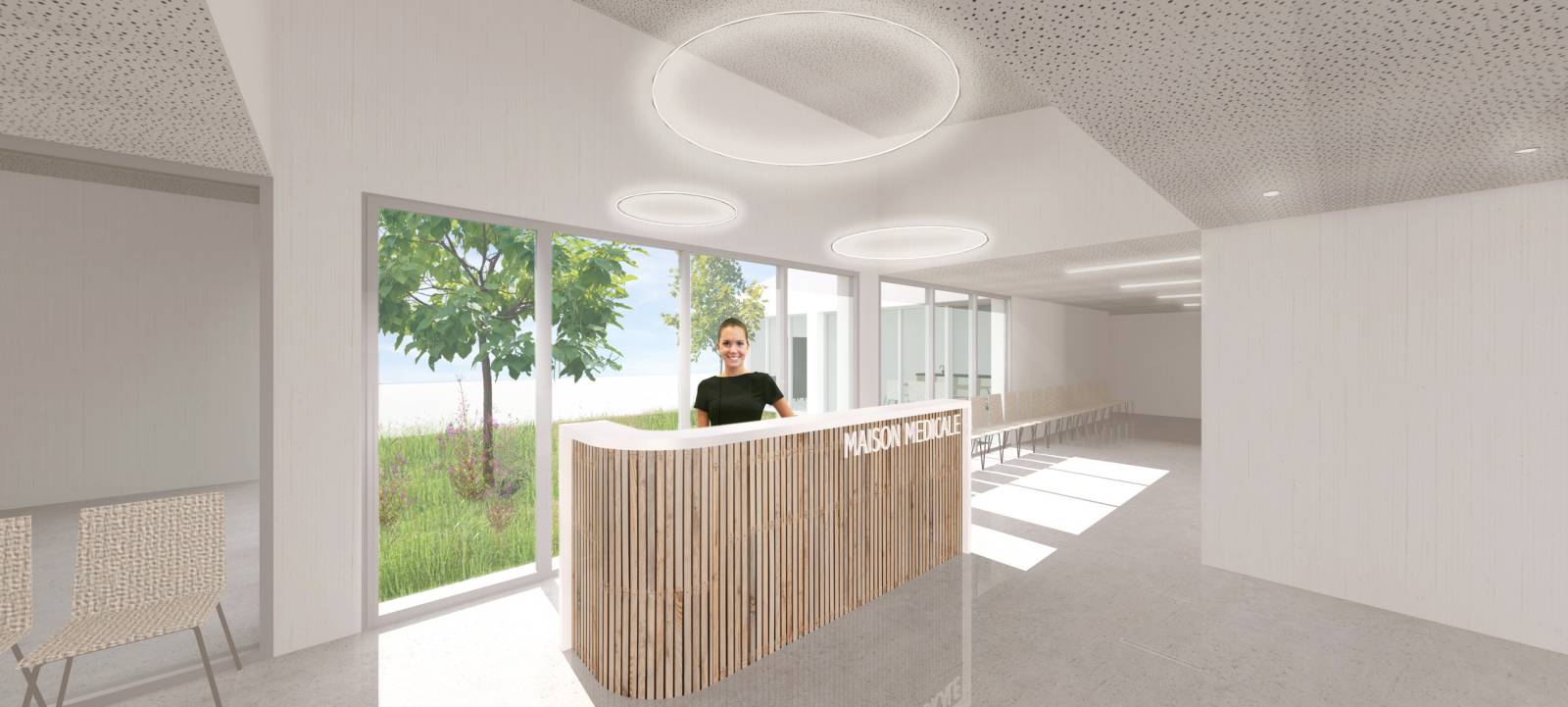 Construction d'une maison médicale à Coudoux