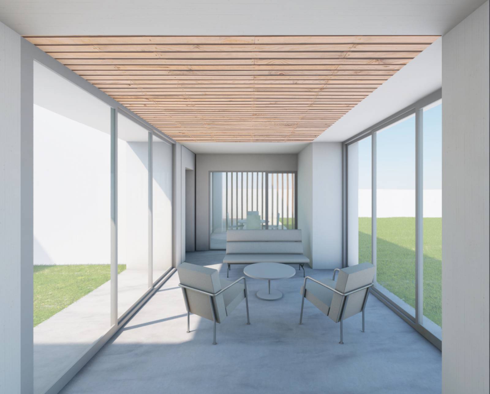 Extension et rénovation d'une maison individuelle à Marseille avec patio