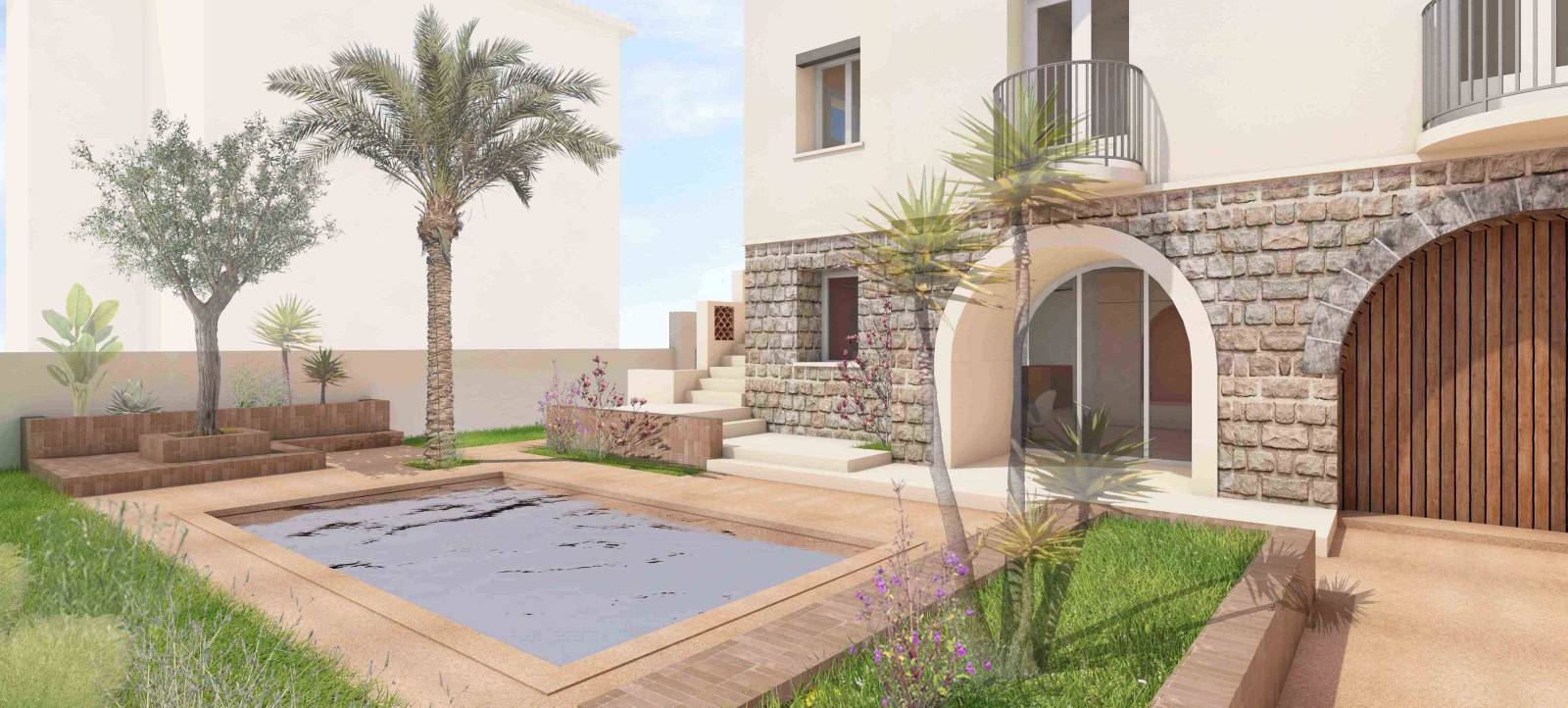 RÉNOVATION D'UNE MAISON INDIVIDUELLE À BANDOL ET RÉAMÉNAGEMENT DE SON JARDIN