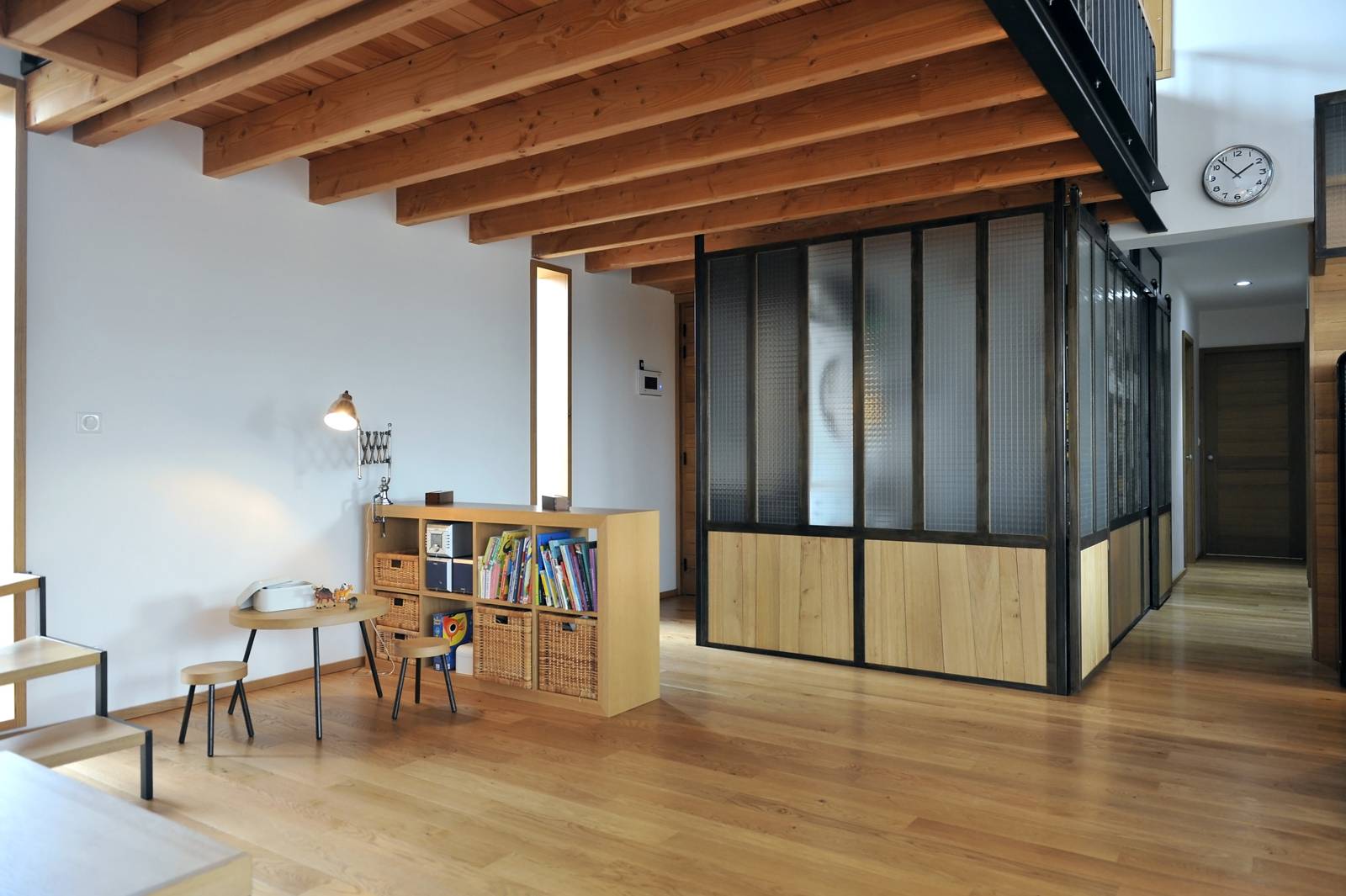 construction d'une maison d'architecte bois