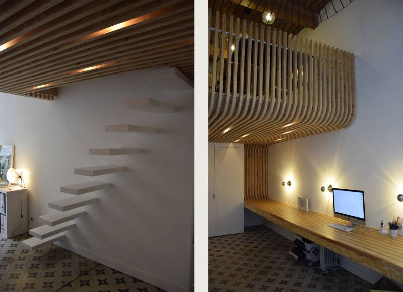 RECONVERSION ET AMÉNAGEMENT D'UN LOCAL COMMERCIAL EN BUREAU À MARSEILLE