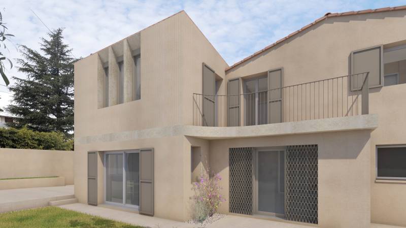 SURÉLÉVATION D'UNE MAISON À MARSEILLE