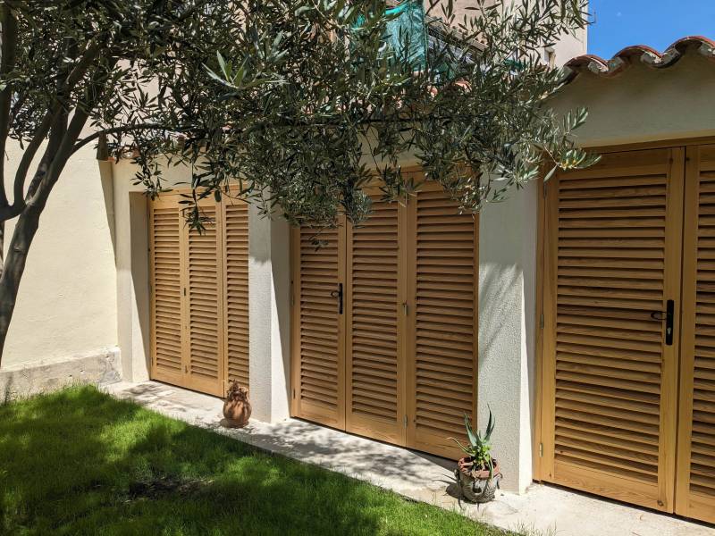Reconstruction d'un Cabanon de jardin dans le centre ville de Marseille