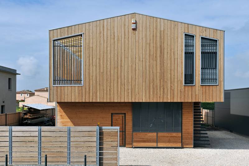 construction de maison individuelle contemporaine en bois