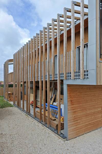construction de maison individuelle contemporaine en bois
