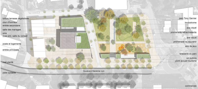 EXTENTION ET RÉHABILITATION DE L'HÔTEL DE VILLE DE CARNOUX