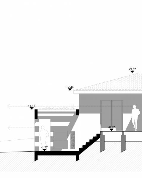 Construction d'un Pool house avec cuisine d'été et aménagement de terrasses