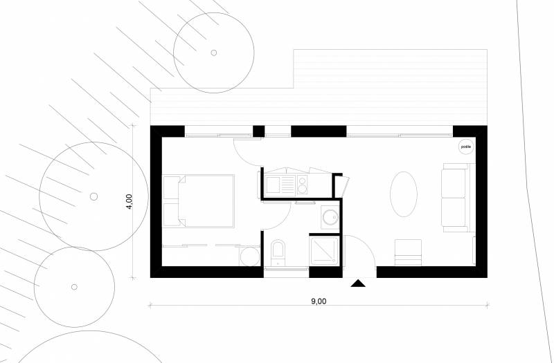 CONSTRUCTION D'UN STUDIO DE JARDIN HABITABLE EN BOIS A AIX-EN-PROVENCE
