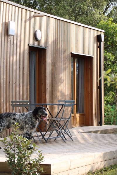 CONSTRUCTION D'UN STUDIO DE JARDIN HABITABLE EN BOIS A AIX-EN-PROVENCE