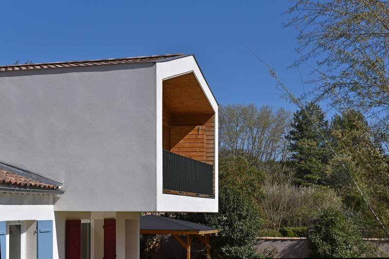 Surélévation et rénovation d'une maison individuelle à Aix-en-Provence