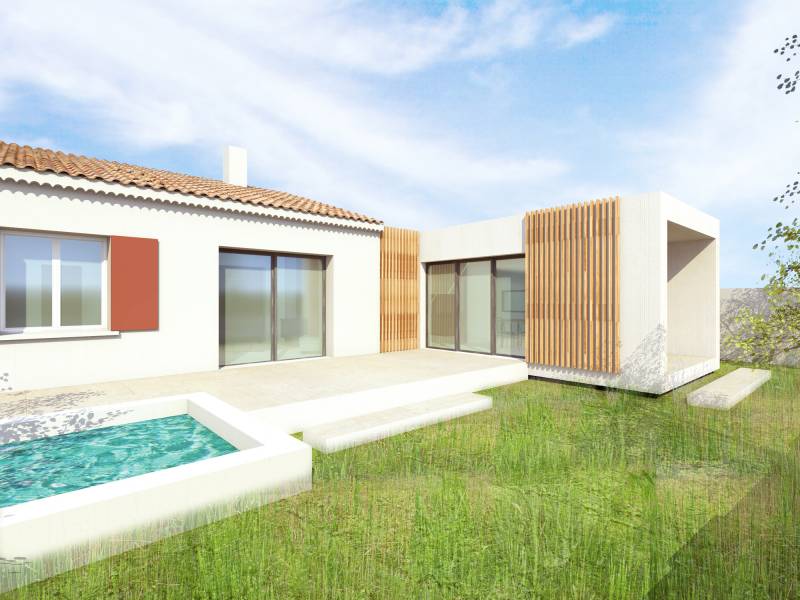 Extension d'une maison ancienne à Aix-en-Provence
